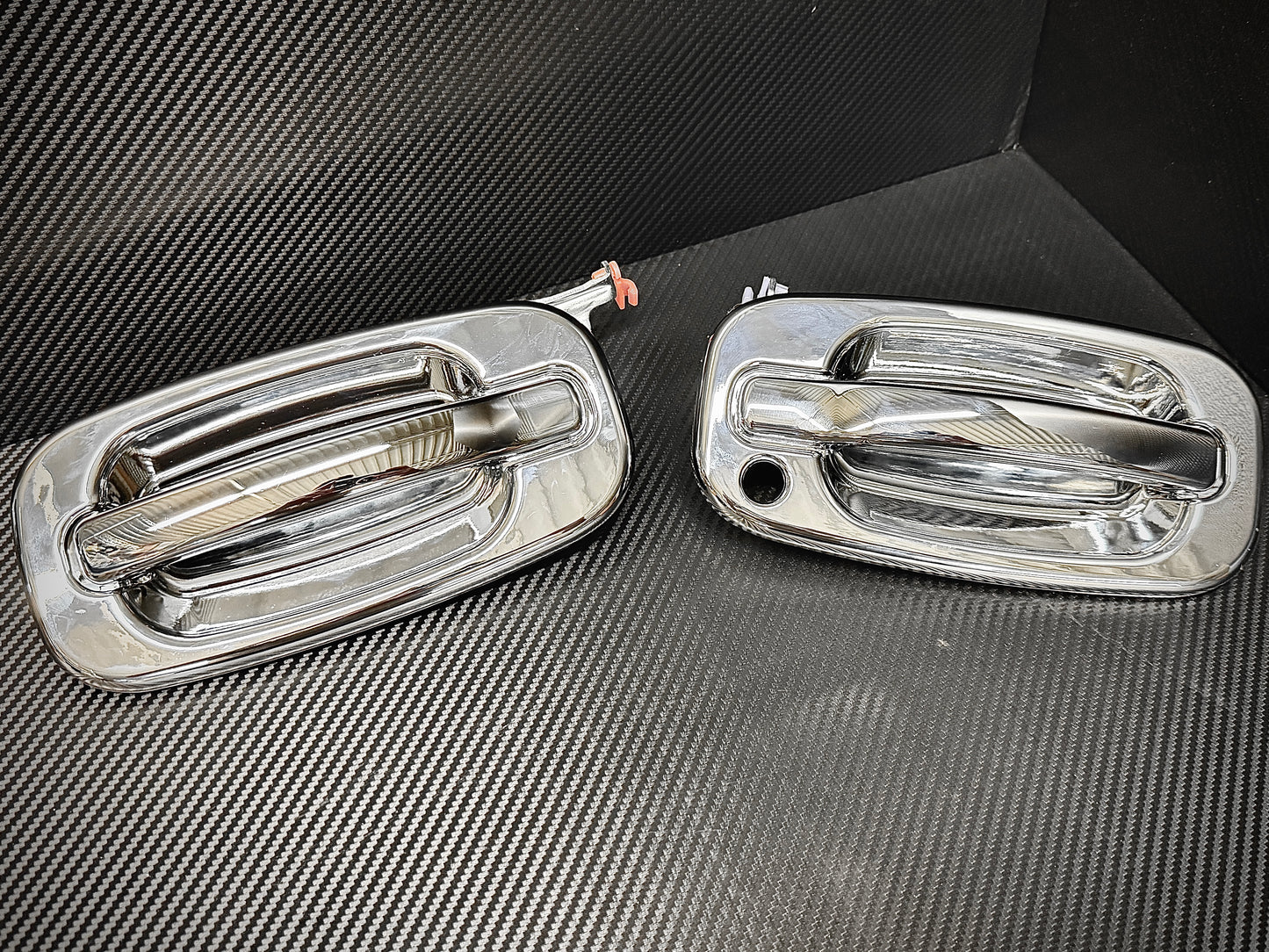 GMT800 Complete Door Handle Assembly – Chrome Billet Handle – Direct Replacement Upgrade