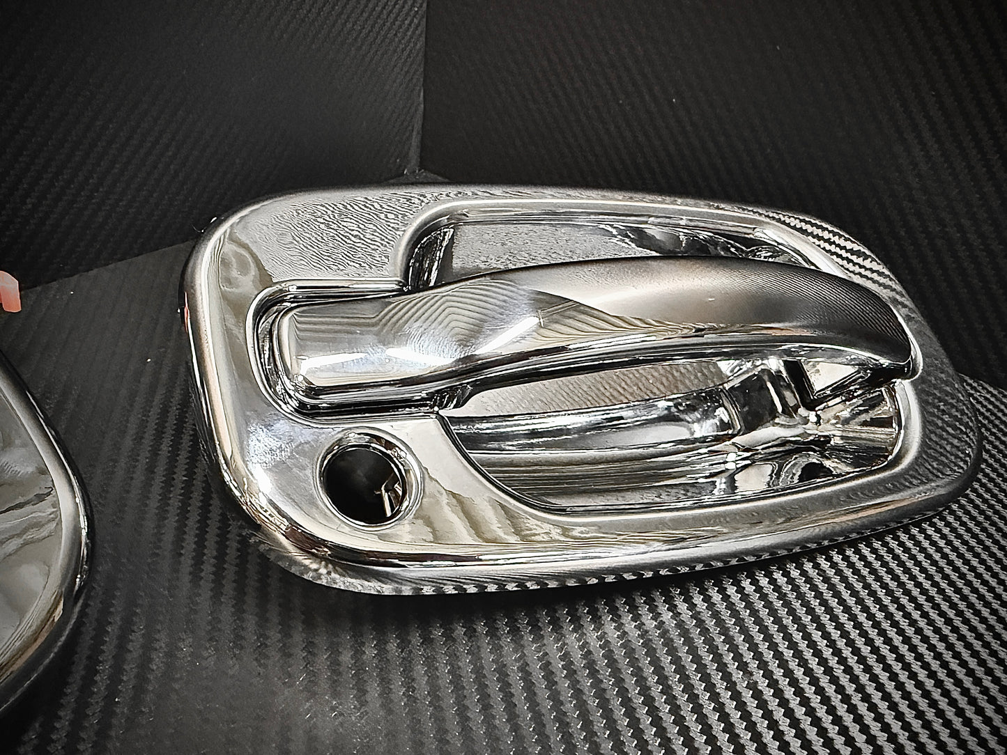 GMT800 Complete Door Handle Assembly – Chrome Billet Handle – Direct Replacement Upgrade