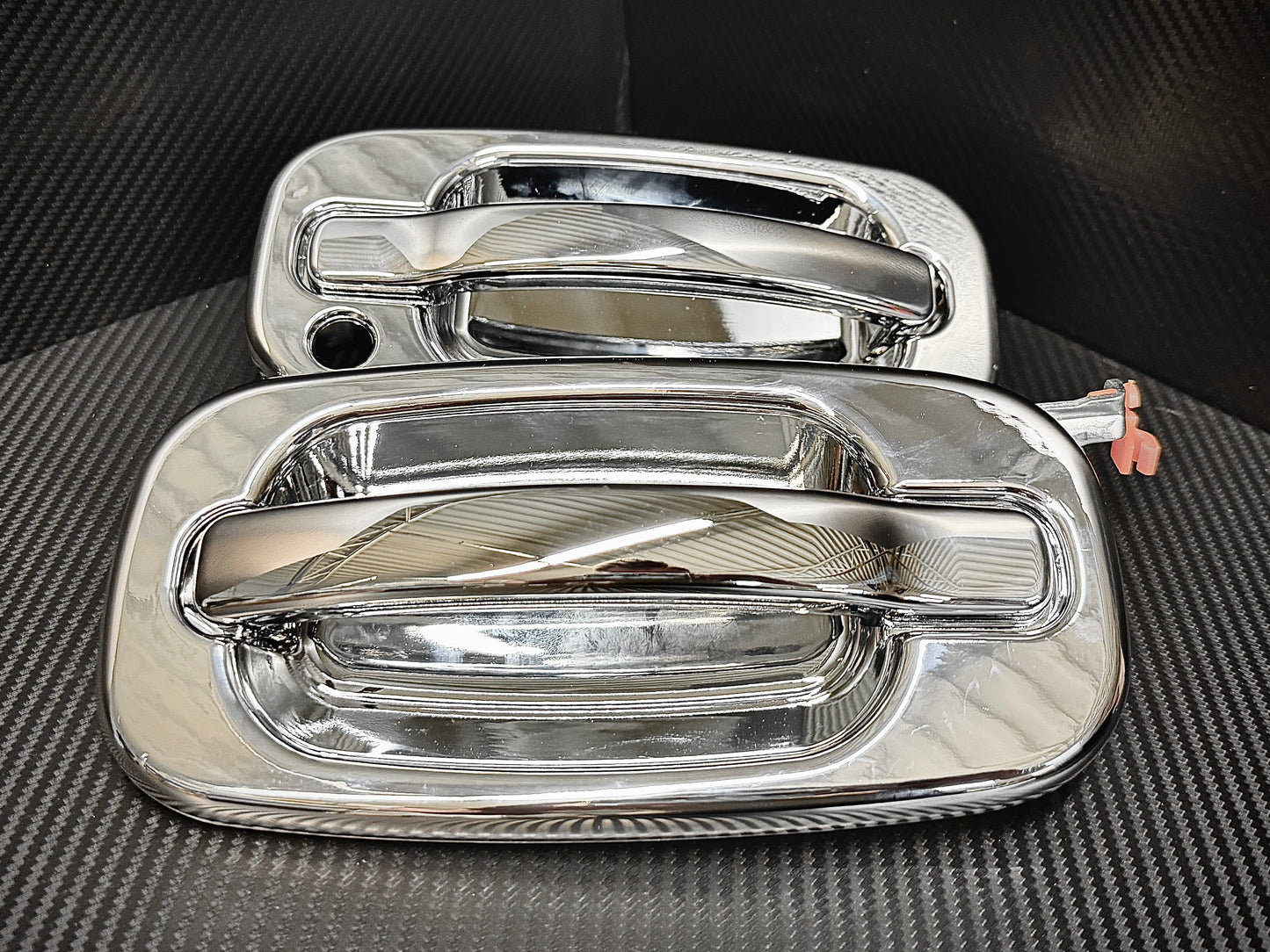 GMT800 Complete Door Handle Assembly – Chrome Billet Handle – Direct Replacement Upgrade