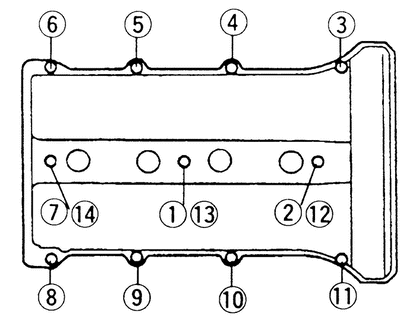 Miata Valve Cover Bolt Set Acorn style