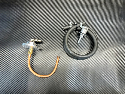 Added capacity gas tank vent kit