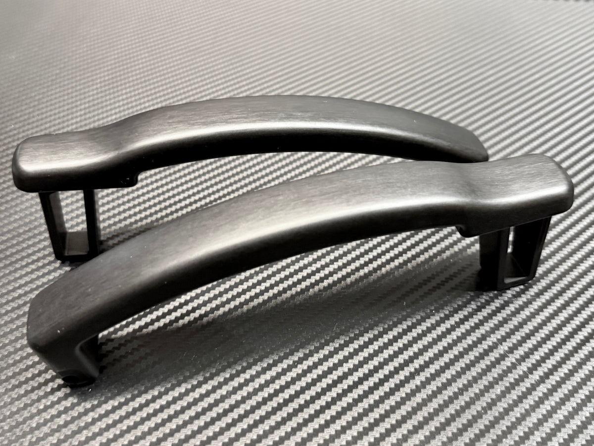 TRQ Front Exterior Door Handle Set – Black (Paint-to-Match) For Chevy Geo Metro, Sprint, Firefly (1989-1994) – DHA36947