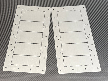 Universal Fender Vents – 6"x12" Aluminum Louvers Hood vents - PAIR