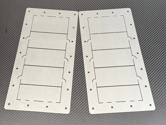 Universal Fender Vents – 6"x12" Aluminum Louvers Hood vents - PAIR