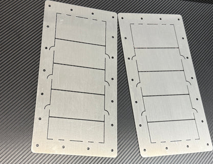 Universal Fender Vents – 6"x12" Aluminum Louvers Hood vents - PAIR