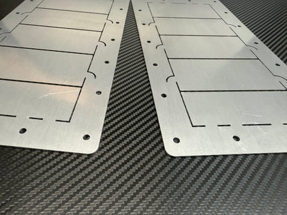 Universal Fender Vents – 6"x12" Aluminum Louvers Hood vents - PAIR