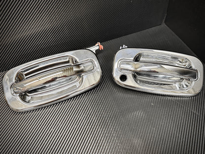 GMT800 Complete Door Handle Assembly – Chrome Billet Handle – Direct Replacement Upgrade