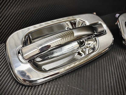 GMT800 Complete Door Handle Assembly – Chrome Billet Handle – Direct Replacement Upgrade