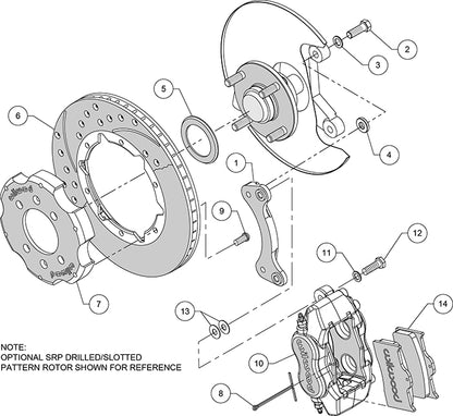 Level 4 - Wilwood Dynalite Front Big Kit (11" rotor)